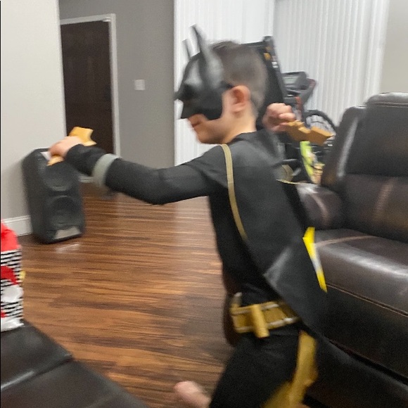 Batman custom outfit with nice cape names added to - Picture 4 of 6